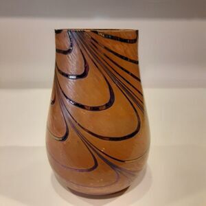 Telefloral Swirled Carnival Effect Glass Vase Ambiance Feminine